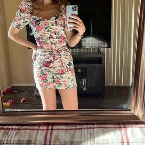 Zara floral dress, medium
